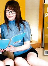 Homeschooling - Japanese MILF teaching her teeny stepdaughter